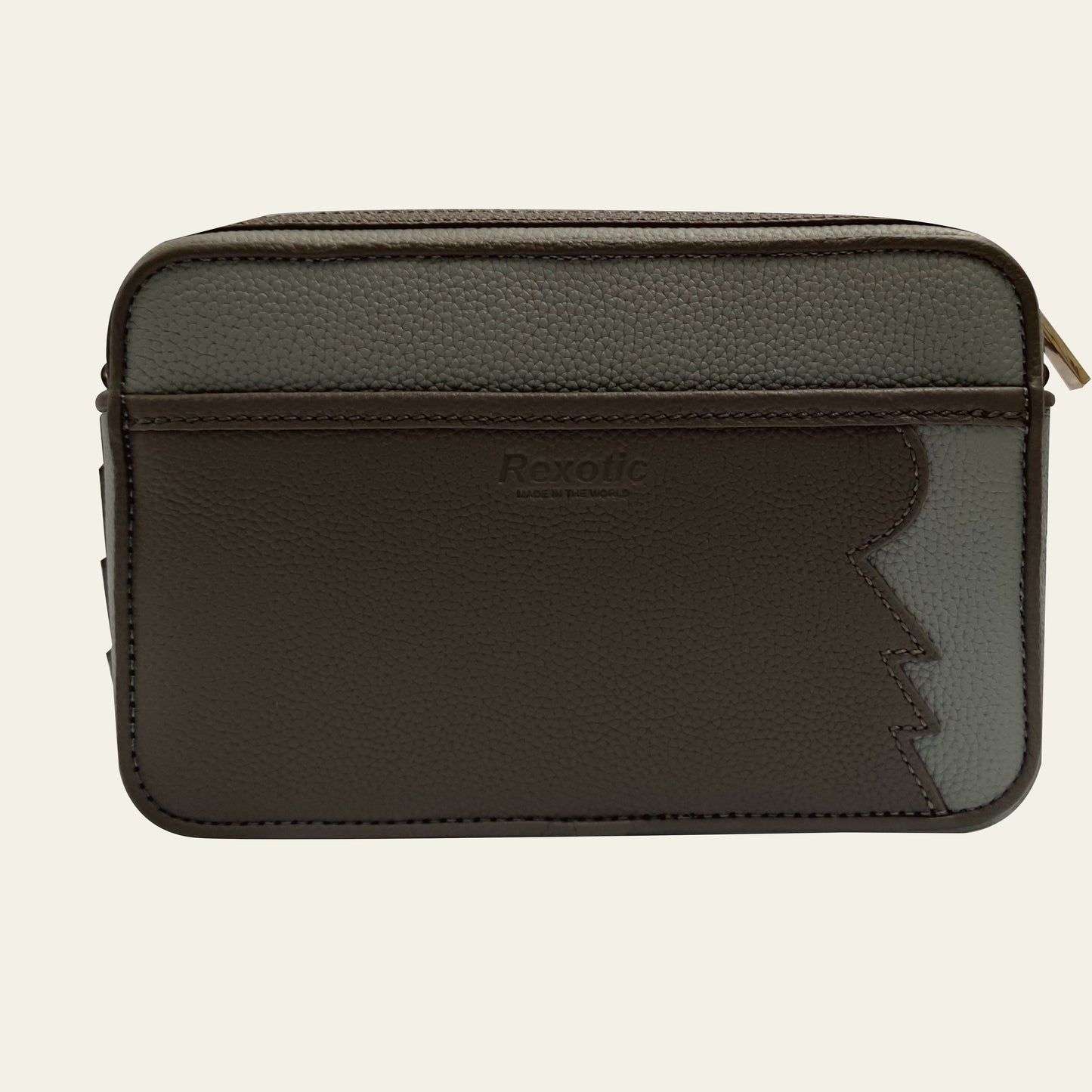 Rexotic Shoulder Bag Storm Grey – Gold Hardware