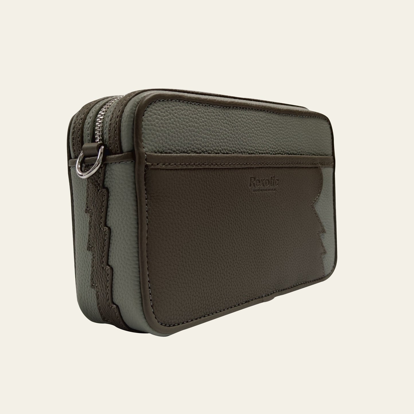Rexotic Shoulder Bag Storm Grey – Chrome Hardware