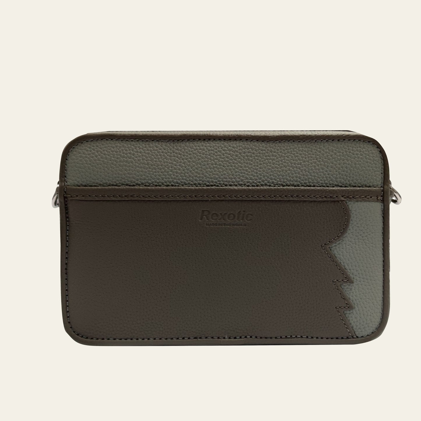 Rexotic Shoulder Bag Storm Grey – Chrome Hardware