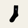 REXOTIC ZIGZAG SOCKS BLACK