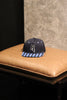 Gorra azul, con hebilla en cuero genuino
