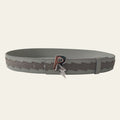 Rexotic Belt Storm Grey – Chrome Buckle