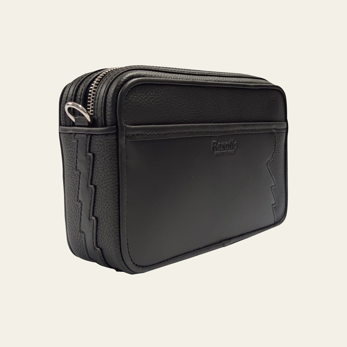 Rexotic Shoulder Bag Phantom Black – Chrome Hardware