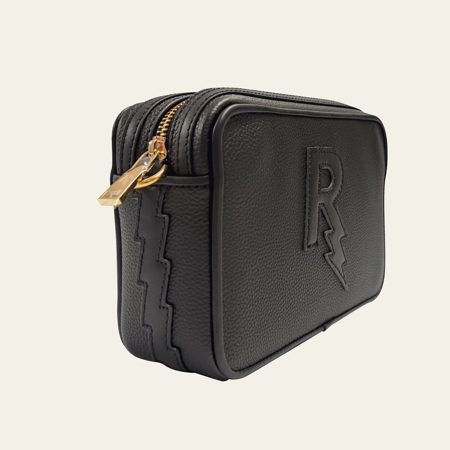 REXOTIC SHOULDER BAG PHANTOM BLACK – GOLD HARDWARE