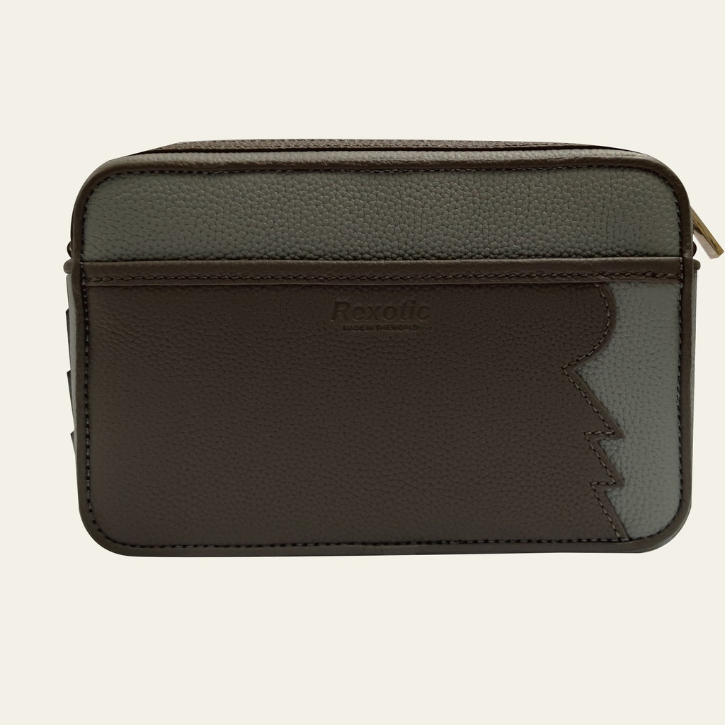 Rexotic Shoulder Bag Storm Grey – Gold Hardware