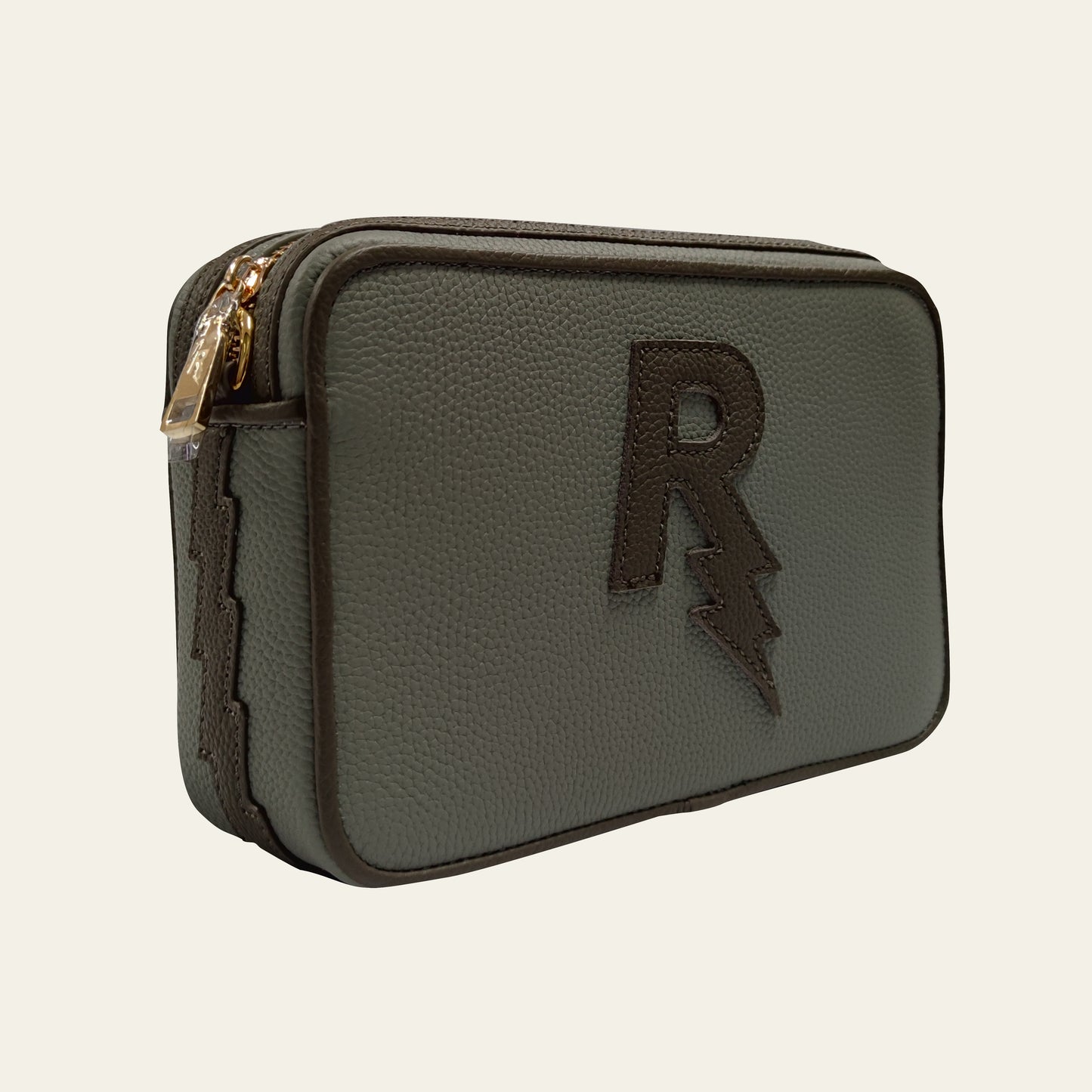 REXOTIC SHOULDER BAG STORM GREY – GOLD HARDWARE