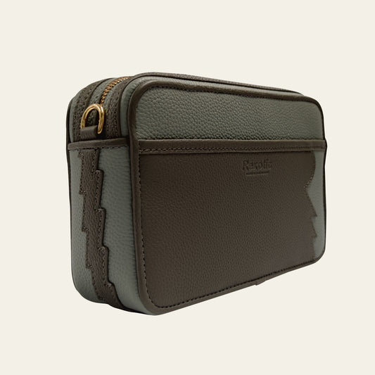 Rexotic Shoulder Bag Storm Grey – Gold Hardware